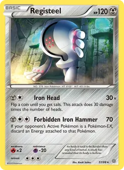 Registeel — Ancient Origins #51, 2015. Illustrated by Kouki Saitou.