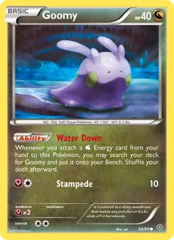 Goomy — Ancient Origins #58, 2015. Illustrated by sui.