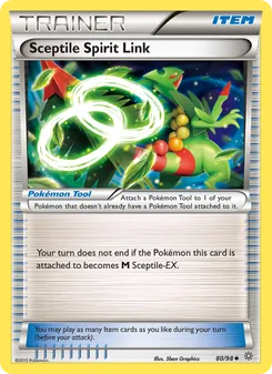 Sceptile Spirit Link — Ancient Origins #80, 2015. Illustrated by 5ban Graphics.