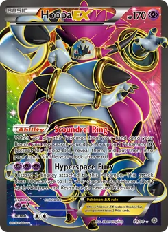 Hoopa EX — Ancient Origins #89, 2015. Illustrated by 5ban Graphics.