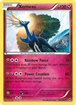 Xerneas — BREAKthrough #107, 2015. Illustrated by Mitsuhiro Arita.