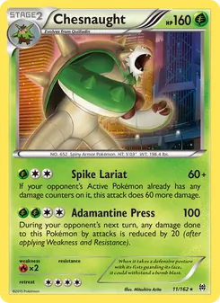 Chesnaught — BREAKthrough #11, 2015. Illustrated by Mitsuhiro Arita.