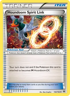Houndoom Spirit Link — BREAKthrough #142, 2015. Illustrated by 5ban Graphics.