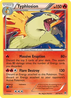 Typhlosion — BREAKthrough #20, 2015. Illustrated by Megumi Mizutani.
