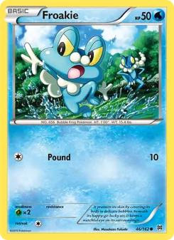 Froakie — BREAKthrough #46, 2015. Illustrated by Masakazu Fukuda.