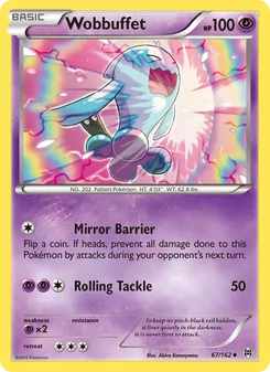 Wobbuffet — BREAKthrough #67, 2015. Illustrated by Akira Komayama.
