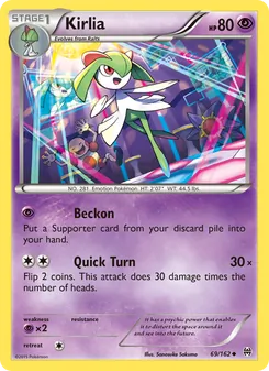 Kirlia — BREAKthrough #69, 2015. Illustrated by Sanosuke Sakuma.