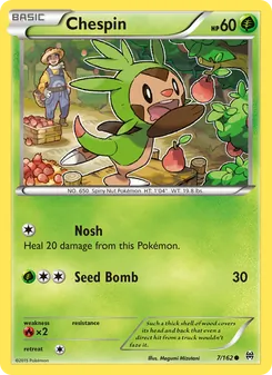 Chespin — BREAKthrough #7, 2015. Illustrated by Megumi Mizutani.