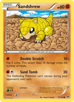 Sandshrew — BREAKthrough #75, 2015. Illustrated by Shigenori Negishi.
