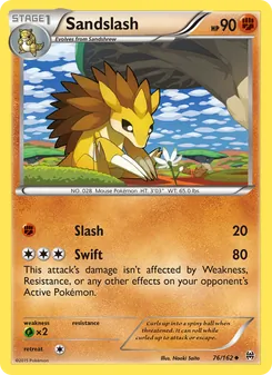 Sandslash — BREAKthrough #76, 2015. Illustrated by Naoki Saito.