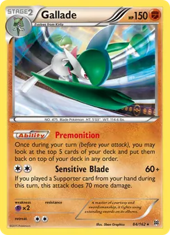 Gallade — BREAKthrough #84, 2015. Illustrated by 5ban Graphics.