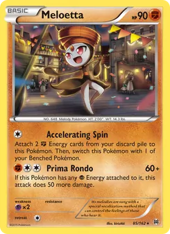 Meloetta — BREAKthrough #85, 2015. Illustrated by kirisAki.