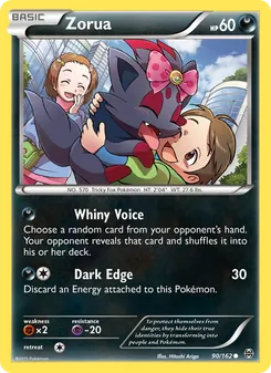 Zorua — BREAKthrough #90, 2015. Illustrated by Hitoshi Ariga.