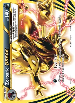 Zoroark BREAK — BREAKthrough #92, 2015. Illustrated by 5ban Graphics.