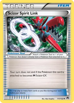Scizor Spirit Link — BREAKpoint #111, 2016. Illustrated by 5ban Graphics.