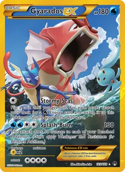 Gyarados EX — BREAKpoint #123, 2016. Illustrated by Mitsuhiro Arita.