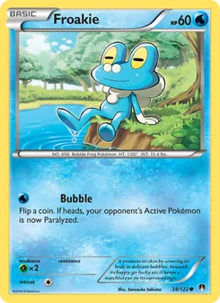 Froakie — BREAKpoint #38, 2016. Illustrated by Sanosuke Sakuma.