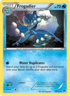 Frogadier — BREAKpoint #39, 2016. Illustrated by Shin Nagasawa.