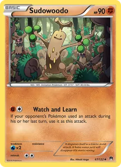 Sudowoodo — BREAKpoint #67, 2016. Illustrated by Hitoshi Ariga.