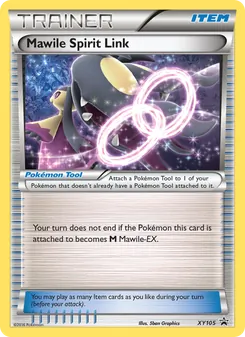 Mawile Spirit Link — XY Black Star Promos #XY105, 2013. Illustrated by 5ban Graphics.