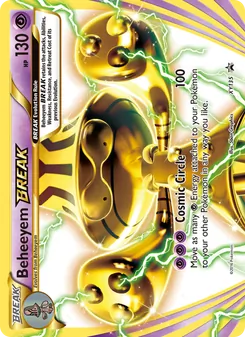 Beheeyem BREAK — XY Black Star Promos #XY135, 2013. Illustrated by 5ban Graphics.