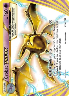 Crobat BREAK — XY Black Star Promos #XY181, 2013. Illustrated by 5ban Graphics.