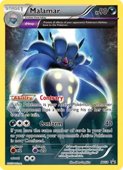 Malamar — XY Black Star Promos #XY58, 2013. Illustrated by 5ban Graphics.