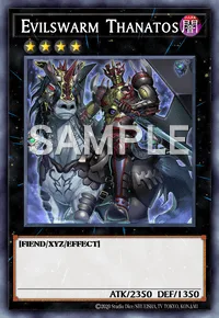 Evilswarm Thanatos, Yu-Gi-Oh! card, DARK