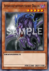 Interplanetarypurplythorny Dragon, Yu-Gi-Oh! card, DARK