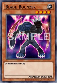 Blade Bounzer, Yu-Gi-Oh! card, EARTH