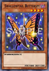 Swallowtail Butterspy, Yu-Gi-Oh! card, DARK