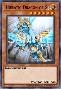 Hieratic Dragon of Su, Yu-Gi-Oh! card, LIGHT