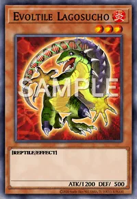 Evoltile Lagosucho, Yu-Gi-Oh! card, FIRE