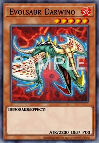 Evolsaur Darwino, Yu-Gi-Oh! card, FIRE