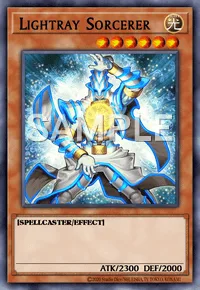 Lightray Sorcerer, Yu-Gi-Oh! card, LIGHT