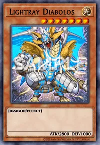 Lightray Diabolos, Yu-Gi-Oh! card, LIGHT