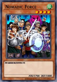 Nomadic Force, Yu-Gi-Oh! card, WIND