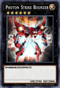 Photon Strike Bounzer, Yu-Gi-Oh! card, LIGHT