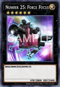 Number 25: Force Focus, Yu-Gi-Oh! card, LIGHT