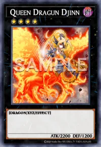 Queen Dragun Djinn, Yu-Gi-Oh! card, DARK