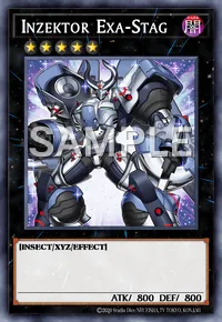 Inzektor Exa-Stag, Yu-Gi-Oh! card, DARK