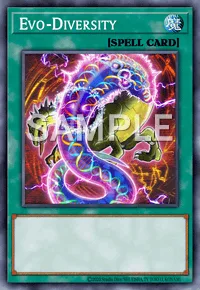 Evo-Diversity, Yu-Gi-Oh! card, SPELL