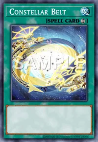 Constellar Belt, Yu-Gi-Oh! card, SPELL