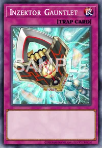 Inzektor Gauntlet, Yu-Gi-Oh! card, TRAP