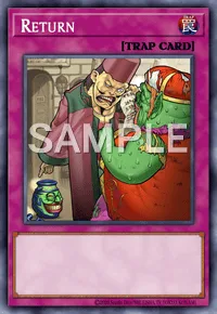 Return, Yu-Gi-Oh! card, TRAP