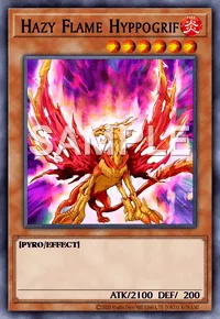 Hazy Flame Hyppogrif, Yu-Gi-Oh! card, FIRE