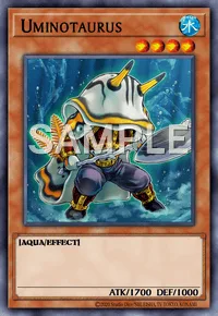 Uminotaurus, Yu-Gi-Oh! card, WATER