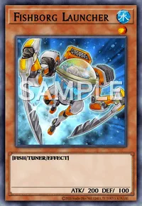 Fishborg Launcher, Yu-Gi-Oh! card, WATER