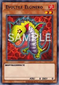 Evoltile Elginero, Yu-Gi-Oh! card, FIRE