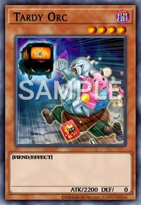 Tardy Orc, Yu-Gi-Oh! card, DARK
